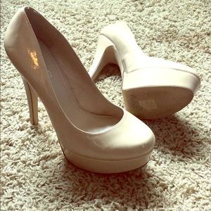 Aldo Nude Pump Heels